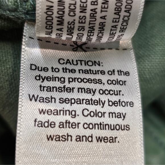 Universal Thread Goods Co. Highest Rise Wide Leg Green Jeans 14 Waist 32 Reg - Picture 9 of 9